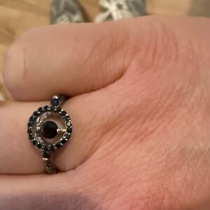 Silver Black Onyx Onyx Ring